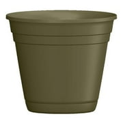ATT Southern 256822 12 in. Riverl Planter, Olive Green