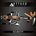 thumbnail image 3 of Attack Graphics Custom Velocity Complete Bike Graphics Kit for KTM 50 SX Mini 2017, 3 of 3