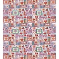thumbnail image 3 of Ambesonne Christmas Duvet Cover Sets, Sweets Candles Citrus, 2-Queen, Multicolor, 3 of 3