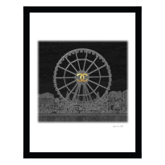 Fashion Wheel Framed Print