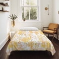 thumbnail image 4 of Yellow Flowers Tapestry for Bedroom Wall Hanging Tapestry, Watercolor Summer Botanical Floral Ceiling Backdrop Tapestries Poster Blanket Wall Decor for Teens Room Living Room Dorm 59" x 79", 4 of 8