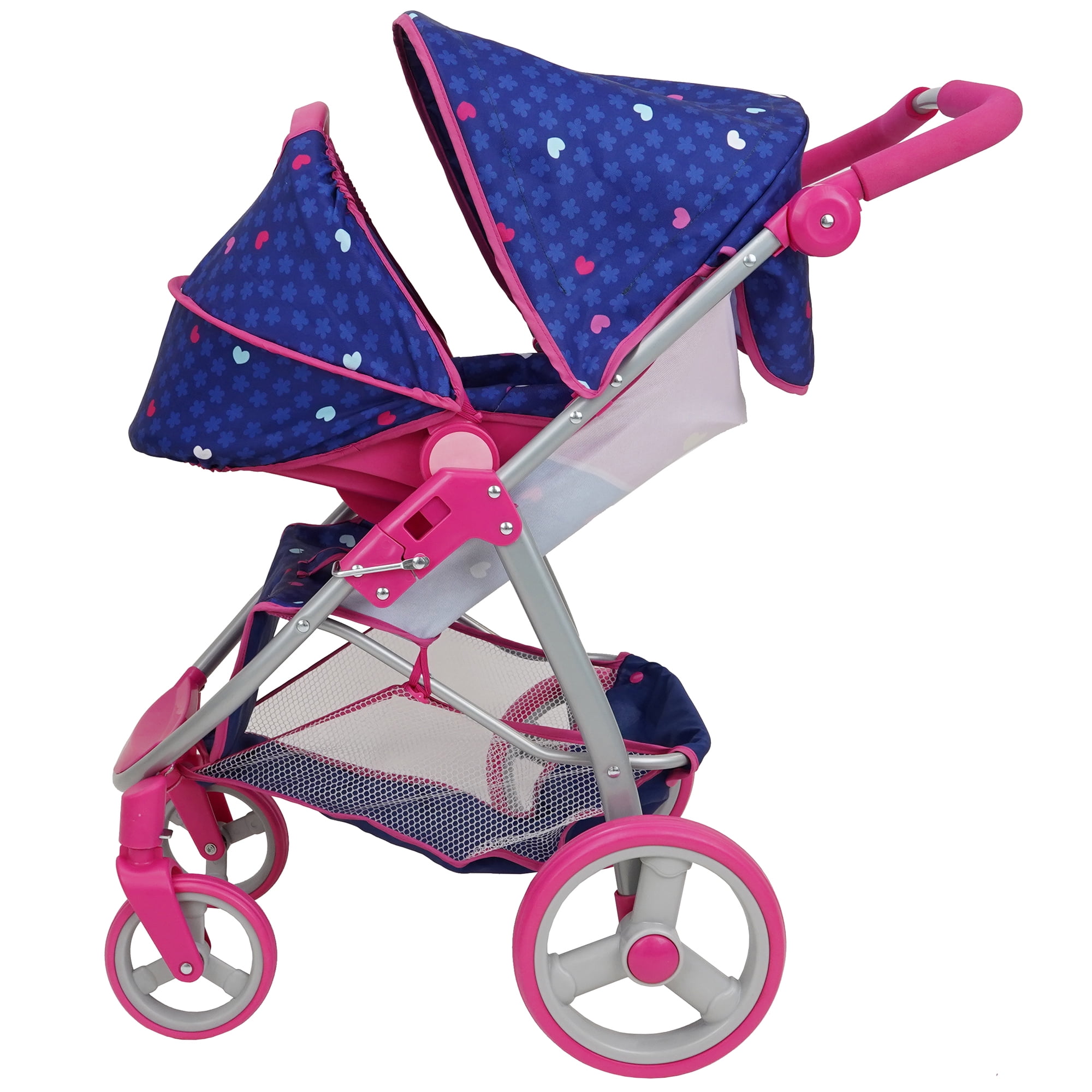 509 Crew Unicorn 2-in-1 Doll Travel System - Convert Car Seat to Stroller, Pretend Play, Kids 3+