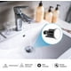 thumbnail image 5 of Tapón de desagüe para fregadero, 2 piezas, tapón de fregadero universal de primera calidad, tapón de fregadero, inoxidable y antical, para lavabo, bidé, baño (40 mm), 5 of 6