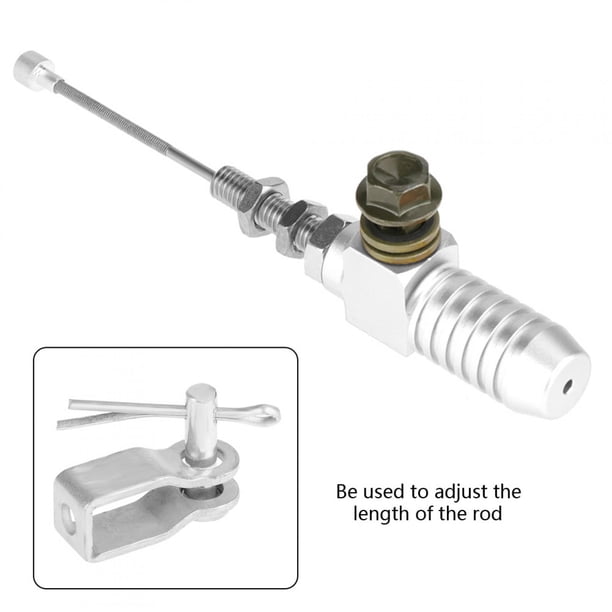 Bomba de freno de embrague, M10x1,25 mm, universal, para motocicleta, cilindro maestro de embrague hidráulico, bomba de freno de varilla, compacta y ligera