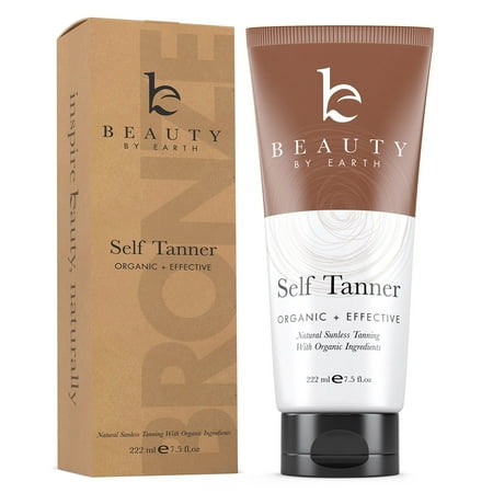 Self Tanner - Organic & Natural Sunless Tanning Lotion for Best Bronzer and Golden (Best Everyday Fake Tan)