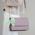 thumbnail image 2 of Unique Bargains 1 Pc Handbag Charm Padded Bow Handbag Accessories Green, 2 of 6