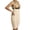Beige, variant on FBS Stage 2 Short Length Zipperless Girdle with Suspenders - Adjustable Shoulder Straps - Black - Large