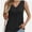 Black, variant on Tank Top Women Casual Soft Summer V Neck Sleeveless Tops Outfits Clothes