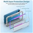 thumbnail image 4 of Compatible with iPhone 13 Case, 2 in 1 Heavy Duty [Military Grade] Shockproof Drop Protection Case Compatible with iPhone 13 6.1 inch, Multicolor, 4 of 8