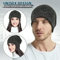 EINSKEY Fleece Lined Slouchy Beanie for Men/Women, Oversize Large