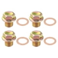 thumbnail image 1 of 4uds M14x1.5 Tornillo Tapón para Drenaje de Aceite para Motor para Honda CR-V Bronce Tono, 1 of 7