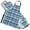 Blue and Black Plaid, variant on Butterflies and Red White Rose 5 Pcs Kitchen Set Heat Resistant Oven Mitts and Non-Slip Pot Holders with Adjustable Cooking Apron