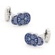thumbnail image 1 of Gemelos Creative Blue Skull para hombre Elegant Copper Mater, 1 of 3