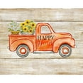thumbnail image 3 of Coulter, Cynthia 18x15 Black Modern Framed Museum Art Print Titled - Happy Harvest I-Truck, 3 of 5