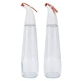 thumbnail image 4 of 2pcs Glass Oil Pot Leakproof Transparent Olive Oil Bottle Dispenser for Kitchen, 4 of 14