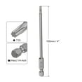 thumbnail image 2 of Uxcell 15Pcs T15 Torx Head Screwdriver Bit S2 Steel Magnetic Screw Drive Bit 4" Long 1/4 Inch Hex Shank, 2 of 5