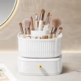 thumbnail image 4 of Organizador de Maquillaje Apilable, Soporte para Brochas de Maquillaje con Bandeja Organizadora de Maquillaje Giratoria de 360°, Estante para Soporte de CosméTicos (), 4 of 5