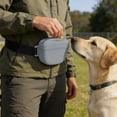 thumbnail image 4 of Portable Food Grade Silicone Dog Treat Pouch, Adjustable Pet Training Waist Bag, Hands-Free Dog Walking Bag for Dog Training, Walking, Hiking, Outdoor Activities (Size/Colour as Pictured), 4 of 5