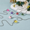 thumbnail image 5 of 6Pcs Ceiling Fan Pull Chain Extension 6 Styles Stainless Steel Ceiling Pull Chain Pendant Cute Mushroom Light Pull Chain Extender, 5 of 7