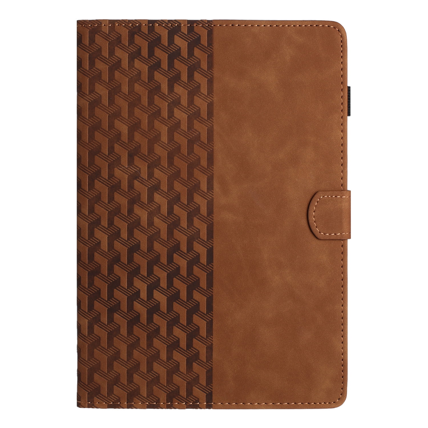 Allytechgroup Slim Case for Apple iPad Pro 11" M4 2024, Premium PU Leather Folio Flip Cover Stand Anti-Scratch Cards Slots Pencil Holder Smart Case Cover Auto Sleep Wake, Brown