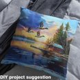 thumbnail image 2 of Castle Fairy Teens Mallard Duck Fabric by the Yard 2 Yards,Lodge Cabin Room Decor Fabric by the Yard,River House Sewing Fabric,Ultra Soft Home Decor, 2 of 6