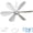 Standard version, variant on Collapsible Ceiling Fan for Cruise, Collapsible Portable Ceiling Fan, USB Ceiling Fan, 6 Blades Lightweight and Quiet, 4 Speeds,For Camping, Bed, Tent