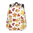 thumbnail image 2 of Disketp Autumn Leaves 1 Mochila Escolar de Gran Capacidad y Peso Ligero, Mochila de Viaje Ideal para Escuela, Trabajo y Uso Diario, Cómoda y con Estilo, 2 of 8