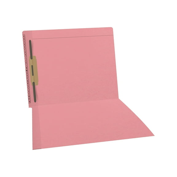 Medical Arts Press Reinforced Classification Folder 1 3/8" Expansion Letter Size Pink 50/Box