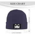 thumbnail image 3 of Catdaddy Baseball Beanie Knit Women Men Winter Warm Cap, 3 of 7
