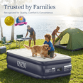 thumbnail image 7 of Knzzo Twin XL Air Mattress, 18-Inch Raised Air Bed with Built-in Pump, Fast Inflation & Deflation, Comfortable Flocked Top for Guests, Home & Travel, 7 of 7