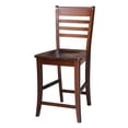 thumbnail image 3 of International Concepts S50-3102 Roma Counterheight Stool - 24'' SH Espresso / Cherry, 3 of 6