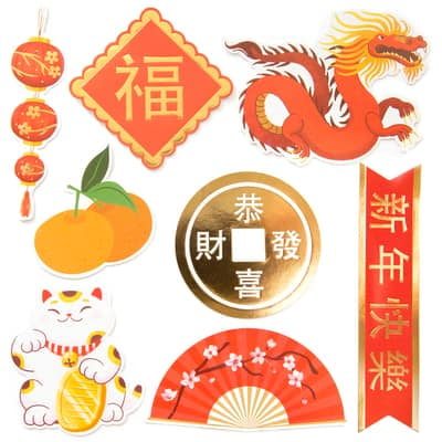 12 Pack: Chinese New Year Stickers by Recollections
