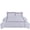 Burgundy, variant on MISR LINEN 400 Thread Count Egyptian Cotton King Size 3-Piece DuvetCover Set with 3 Line Embriodery Zipper Closer & Corner Ties (1 Duvet Cover & 2 Pillow Sham), Light Blue Solid