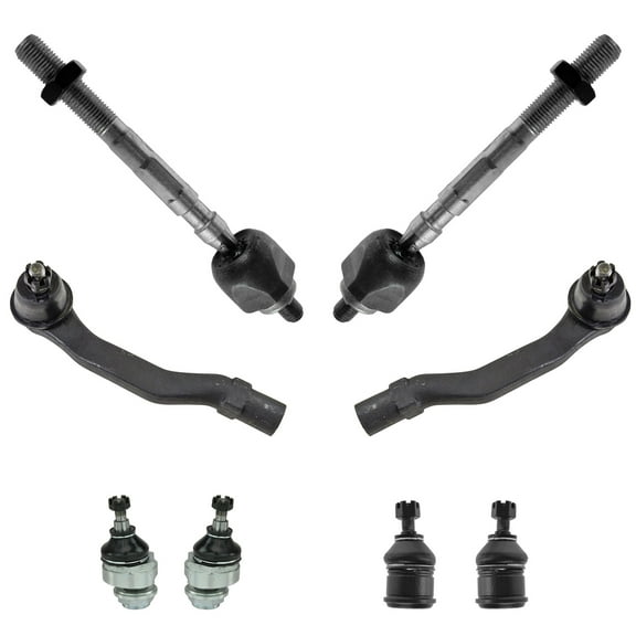 TRQ 8 pc Kit Front Ball Joint Tie Rod LH RH Set for 98-01 Acura Integra New PSA59604