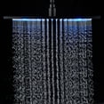 thumbnail image 5 of Thermostatic Shower Faucet Set 8"LED Rain Shower Head Combo Massage Mixer System, 5 of 14