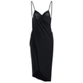 thumbnail image 2 of Sonducket Vestido de mujer Playa Cubrir Traje Color sólido Maxi Vestido largo Vestidos Negro XXL, 2 of 6