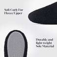 thumbnail image 1 of Zapatillas para hombre y mujer mocasines suaves y acogedores de espuma viscoelástica ligeras de forro polar antideslizantes cálidas y cómodas de felpa para interiores, 1 of 8