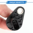 thumbnail image 4 of Sensor de posición del cigüeñal Unique Bargains para Honda Civic EX-L 1.5T 2018-2021 No.37500-RPY-G01 1 Pc Negro Metal Plástico, 4 of 6