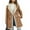 Khaki, variant on SwiftWear Women's Double-Breasted Faux Suede Coat Warm Shearling Lined Peacoat Winter Jacket with Front Pockets,Casual Style