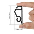 thumbnail image 2 of WUSUOWEI 40PCS String Light Siding Hooks Black Mini Hanging Hooks Outdoor Weather Proof Clips for String Lights Xmas Decor Light Hooks Christmas Decor Hanger, 2 of 8