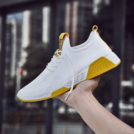 

Mens Fashionable Casual Lace Up Breathable Sport Running Shoes Athletic Sneakers