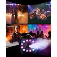 thumbnail image 4 of Donner Halloween Fog Machines 600W,  3000 CFM, 13 Colors, 12 RGB LED Lights, Smoke Machine for Party Wedding, 4 of 10