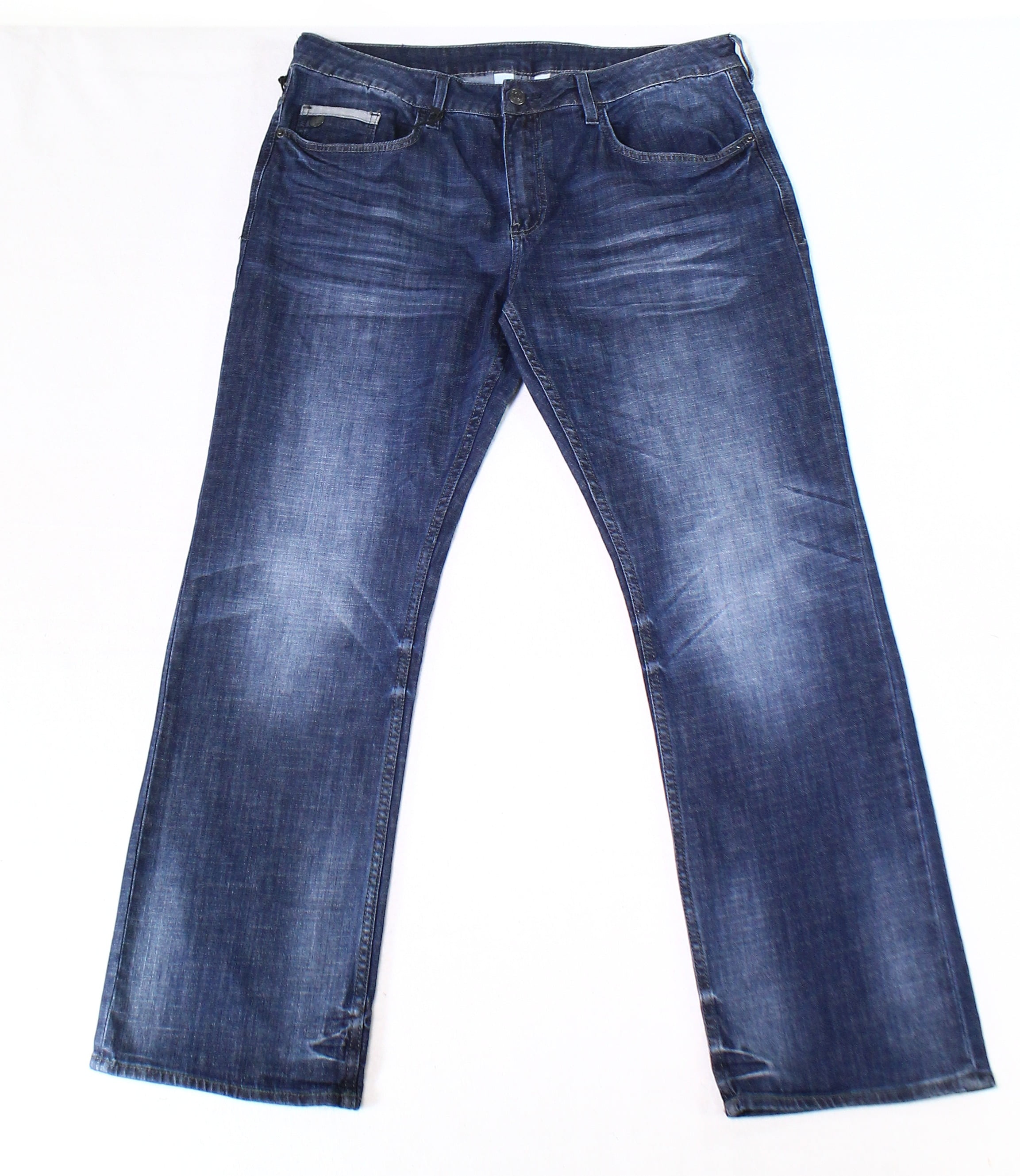 Buffalo Jeans - NEW Blue Mens Size 38x32 Stretch Slim Straight Leg ...