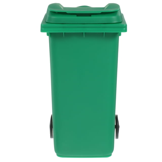 2pcs Tabletop Garbage Bin Sundries Holder Office Desktop Storage Box Countertop Trash Can