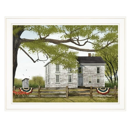 

Sweet Summertime House by Billy Jacobs Ready to Hang Framed Print White Frame