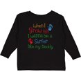 thumbnail image 3 of Inktastic Surfer Like Daddy Childs Surfing Boys or Girls Long Sleeve Toddler T-Shirt, 3 of 5
