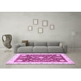 thumbnail image 3 of Ahgly Company Indoor Rectangle Abstract Purple Modern Area Rugs, 8' x 10', 3 of 4