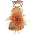 thumbnail image 3 of Sam Edelman Women's Layton Feather Strappy Heel Warm Blush 8M, 3 of 5