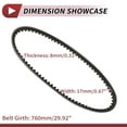 thumbnail image 4 of Correa de transmisión Unique Bargains para Yamaha BWS 100 Zuma 100 Aerox 100 V-Belt, 4 of 7
