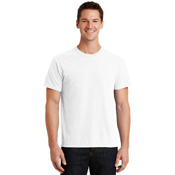 Port & Co PC099 Pigment Dyed Tee, White - 4XL